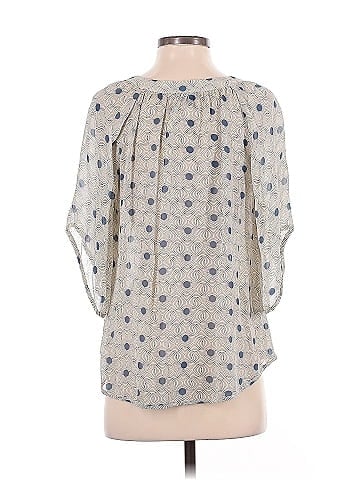 Fei 3/4 Sleeve Silk Top (view 2)