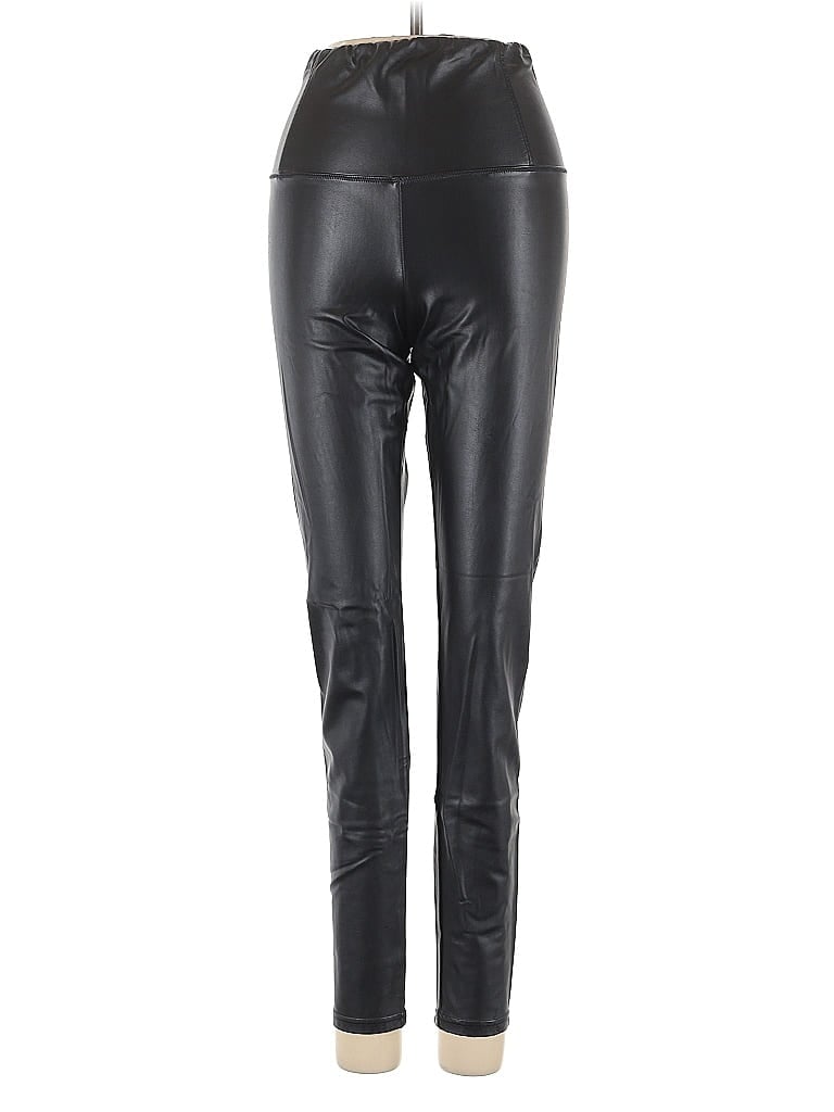 Pre-owned Wilfred Free Faux Leather Pants In Black