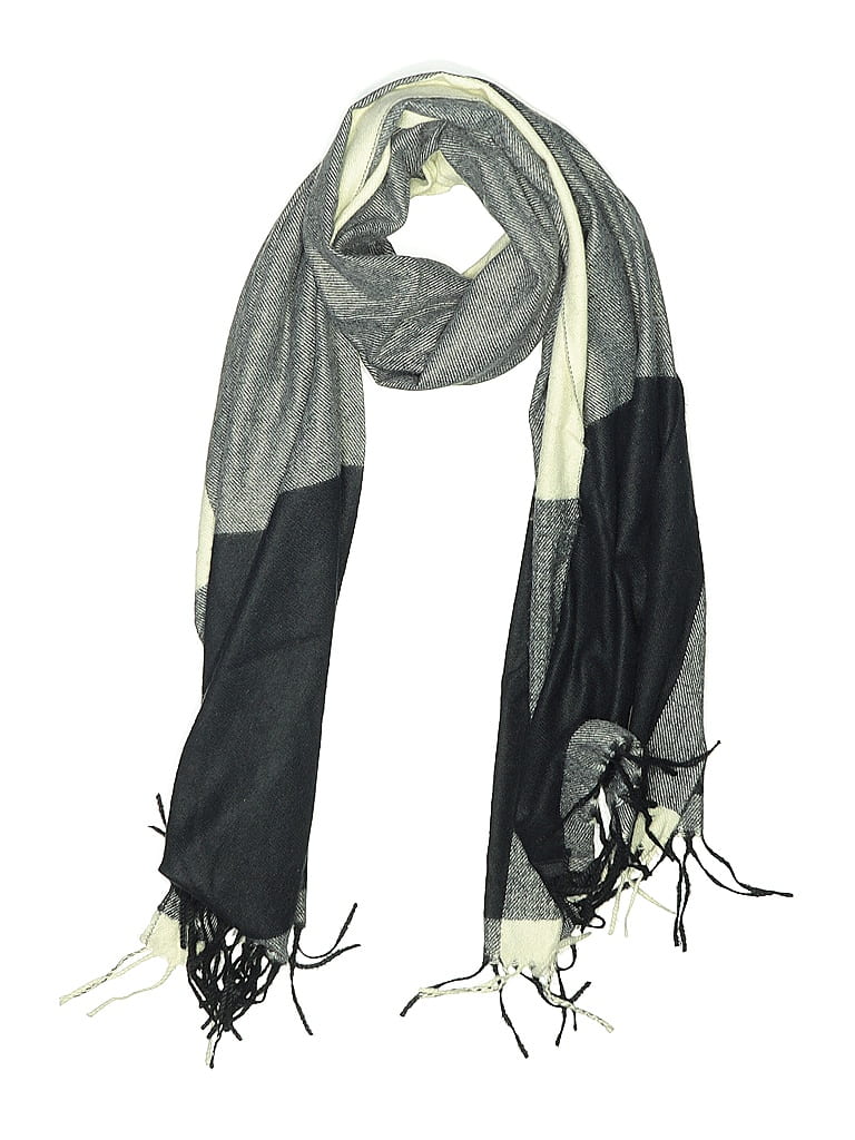 Pre-owned Assorted Brands Scarf In Black