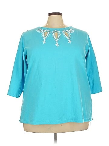 Bob Mackie 3/4 Sleeve Top (view 1)