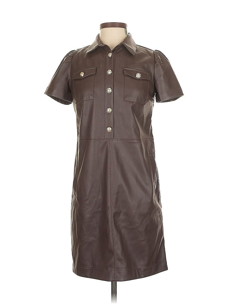 Pre-owned Ann Taylor Loft Casual Dress In Brown