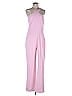 NBD 100% Polyester Solid Pink Jumpsuit Size L - photo 1
