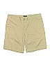 Lands' End Solid Tan Khaki Shorts Size 13 - photo 1
