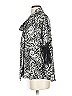 Express 100% Polyester Paisley Silver Black Long Sleeve Blouse Size S - photo 5
