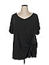 Style Black Short Sleeve Top Size 1X - photo 1