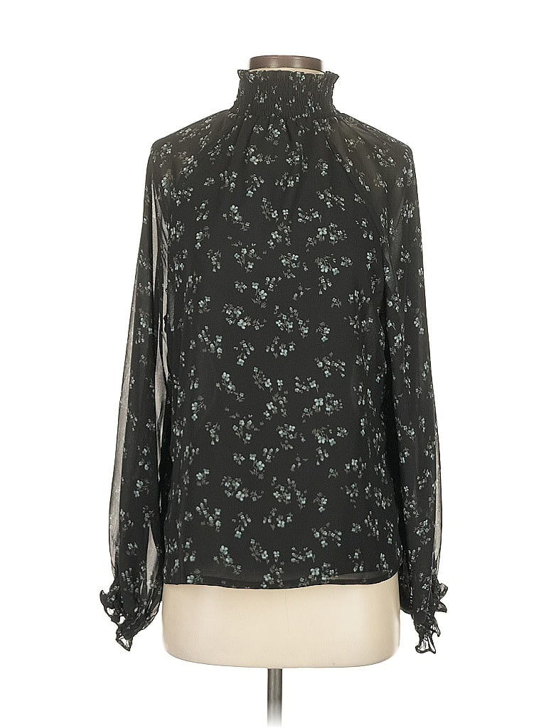 Made With Love Long Sleeve Blouse In Black