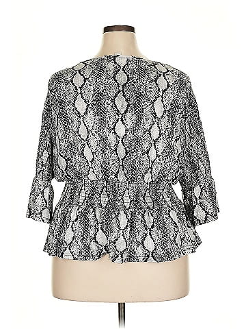 Eye Candy 3/4 Sleeve Blouse (view 2)