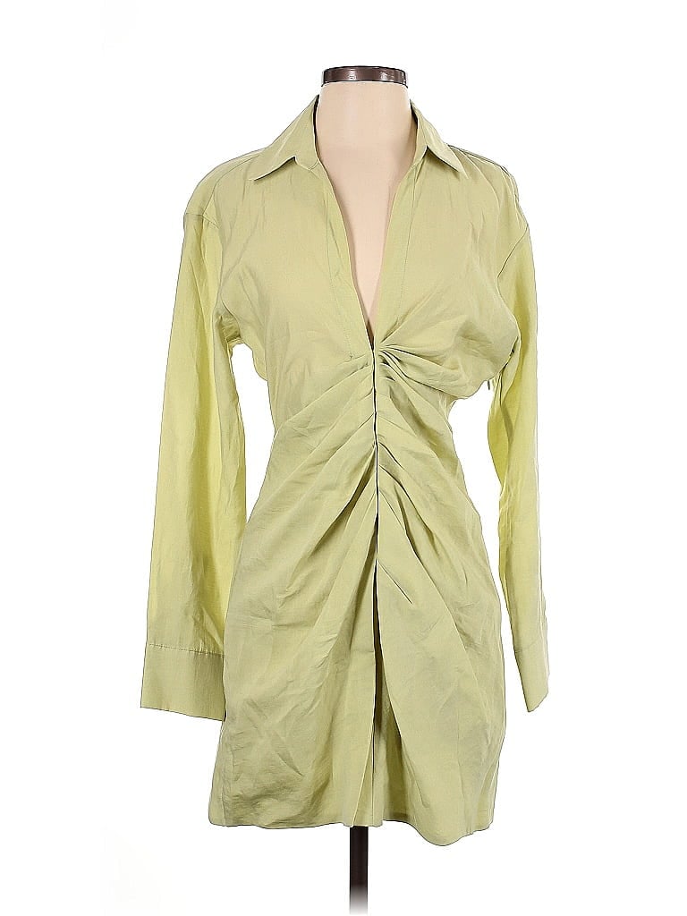 Pre-owned Zara Cocktail Dress In Green