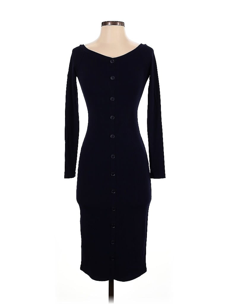 Pre-owned Intermix Casual Dress In Black