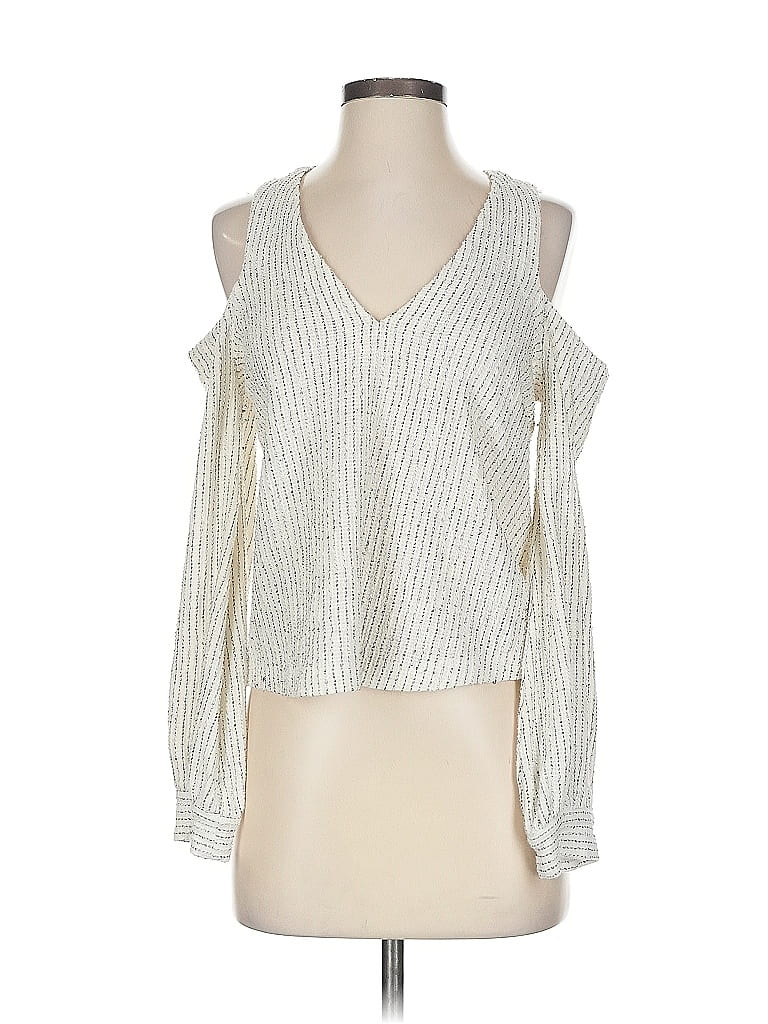 Pre-owned Bcbgmaxazria Sleeveless Blouse In Silver
