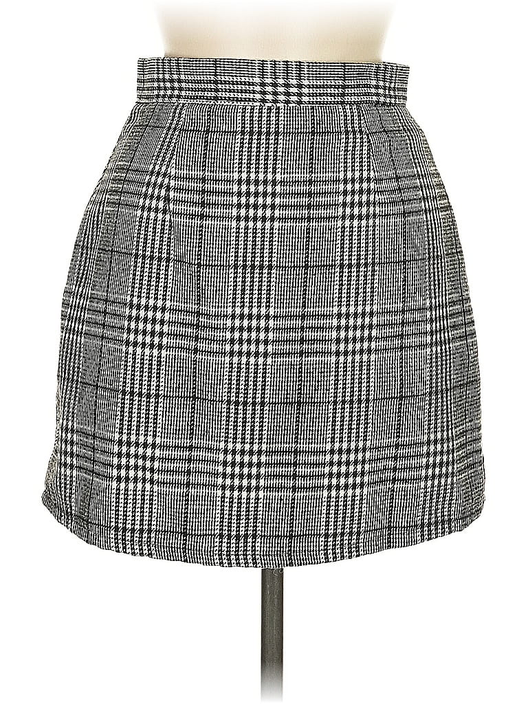 Pre-owned Unbranded Casual Skirt In Gray