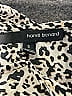 Harve Benard 100% Polyester Animal Print Tan 3/4 Sleeve Blouse Size S - photo 7