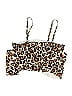 Unbranded Animal Print Brown Swimsuit Top Size M - photo 1