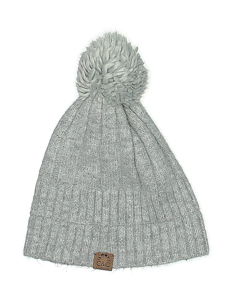 Pre-owned C&c California Beanie Hat In Gray