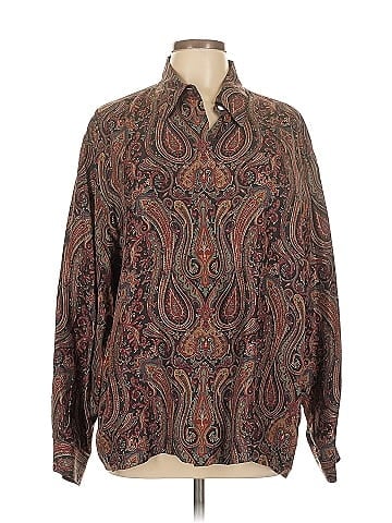 Mondi Long Sleeve Silk Top (view 1)