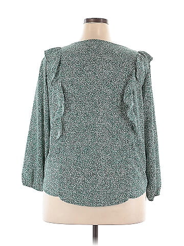 LC Lauren Conrad 3/4 Sleeve Blouse (view 2)