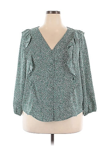 LC Lauren Conrad 3/4 Sleeve Blouse (view 1)