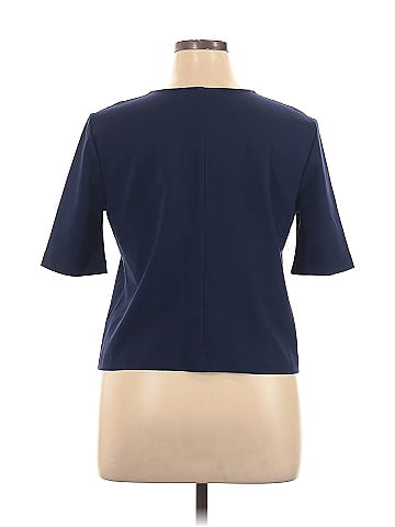 Three Dots Short Sleeve Top (view 2)