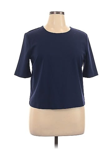 Three Dots Short Sleeve Top (view 1)