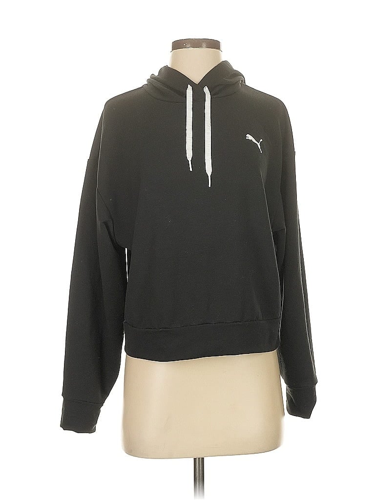 Pre-owned Puma Pullover Hoodie In Black