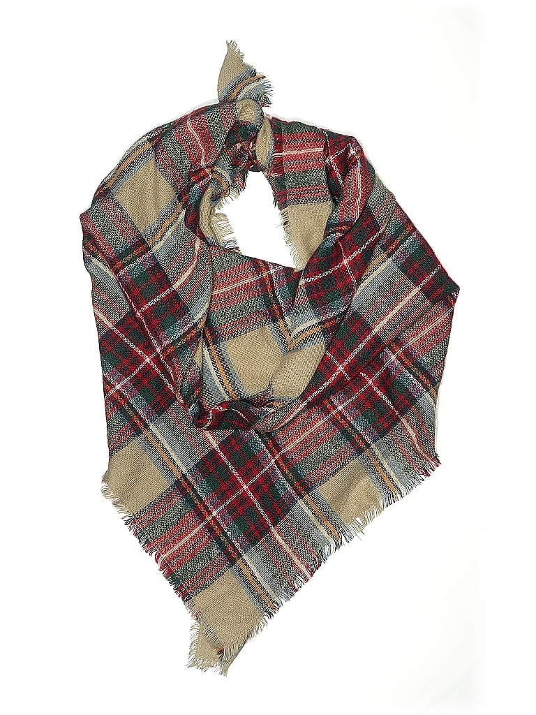 Pre-owned Assorted Brands Scarf In Red