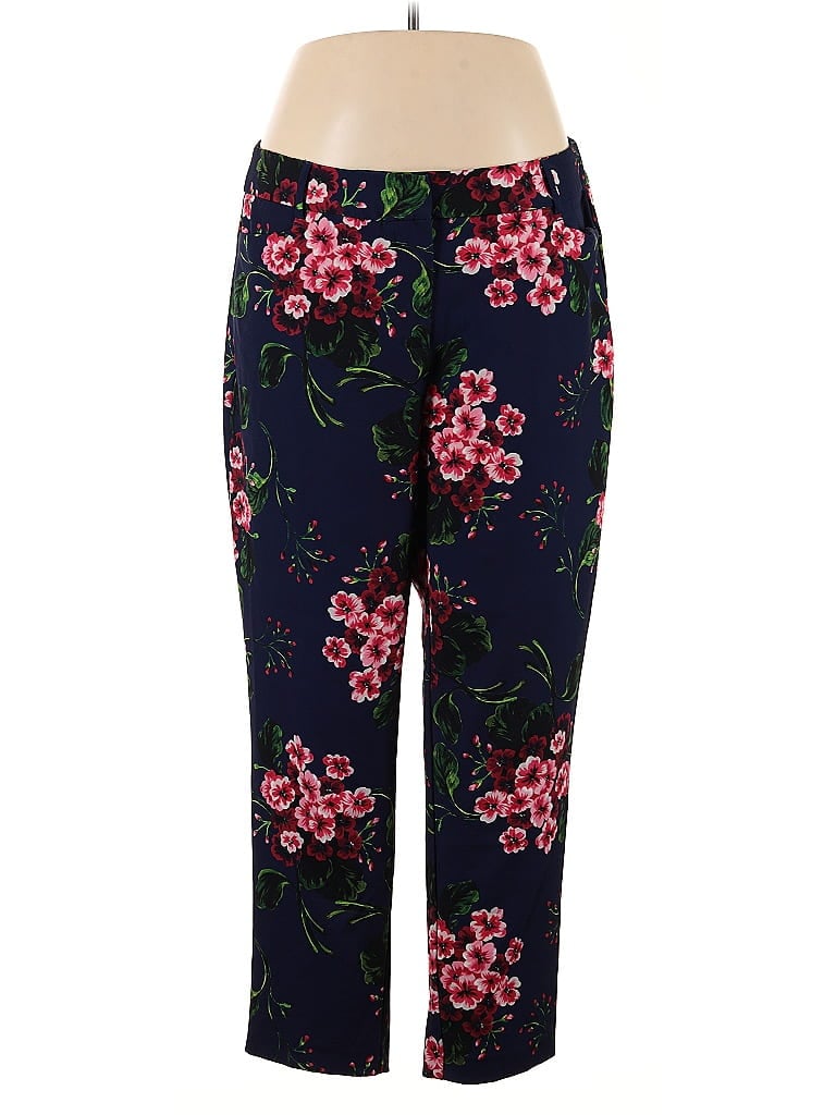 Pre-owned Eloquii Casual Pants In Blue