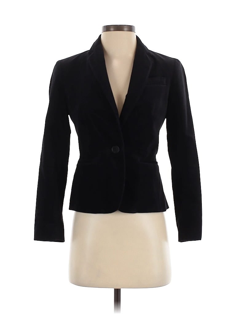 Pre-owned Talbots Blazer Jacket In Black