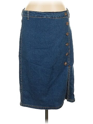 One 5 One Denim Skirt (view 1)