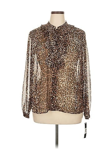 Tahari by ASL Long Sleeve Blouse (view 1)