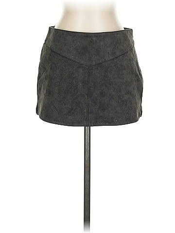 We the Free Faux Leather Skirt (view 1)