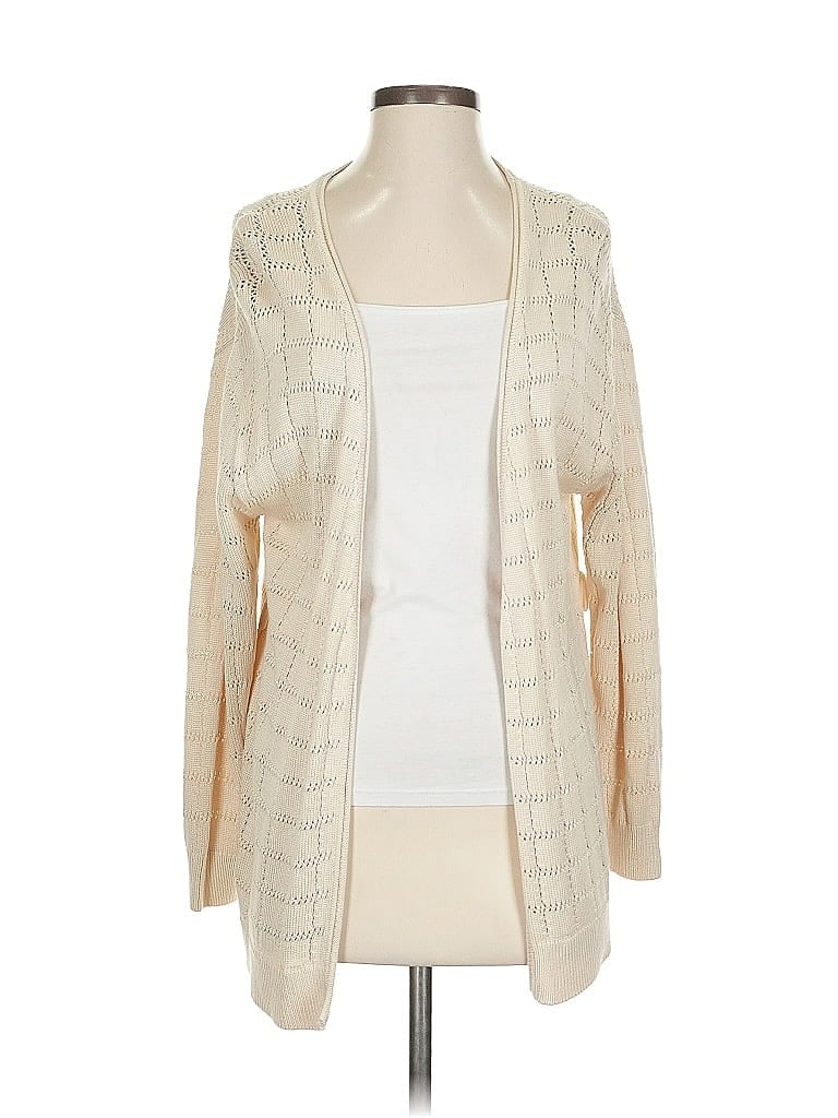 Pre-owned Future Collective Cardigan Sweater In White