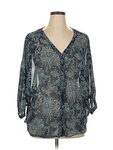 Jeans By Buffalo 3/4 Sleeve Blouse (view 1)