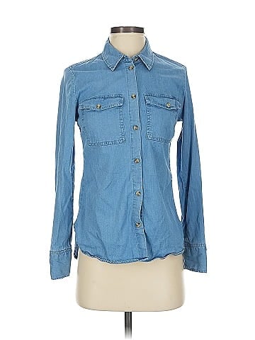 Candace Cameron Bure Long Sleeve Button-Down Shirt (view 1)