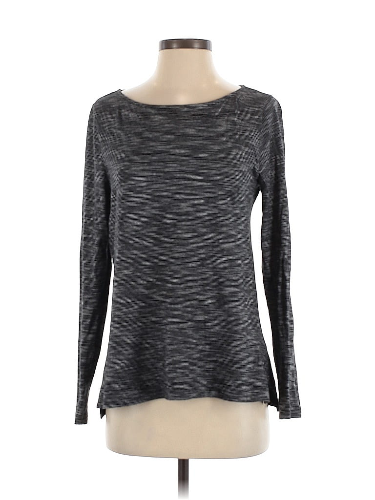 Pre-owned Banana Republic Long Sleeve T-shirt In Gray