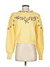 LoveShackFancy Floral Yellow Pullover Sweater Size XS - photo 1