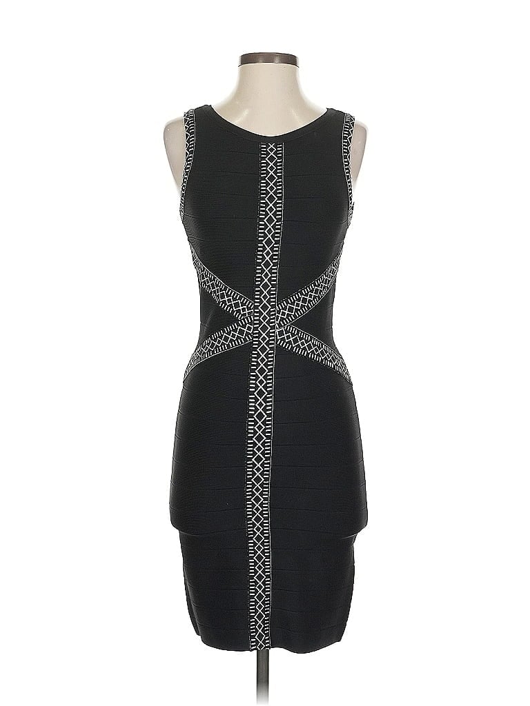 Pre-owned Bebe Cocktail Dress In Black