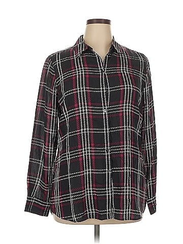 Foxcroft Long Sleeve Button-Down Shirt (view 1)