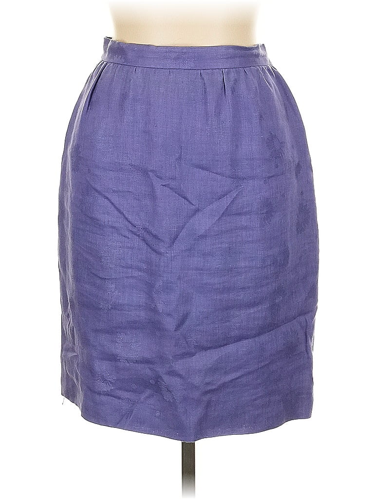 Pre-owned Maggy London Formal Skirt In Purple