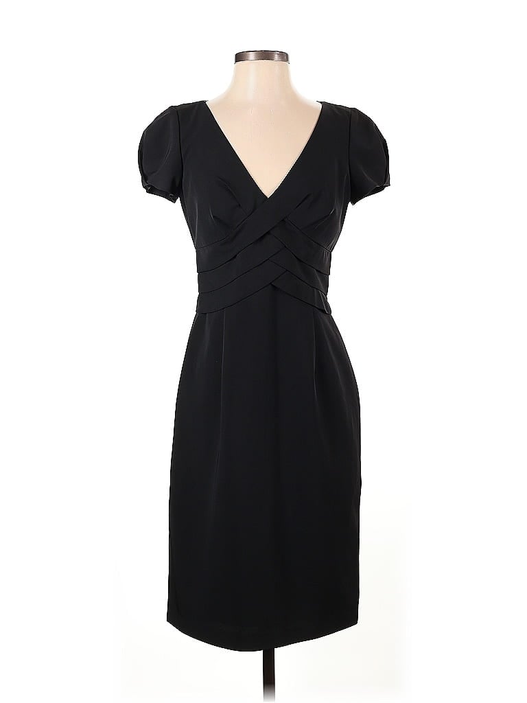 Pre-owned Calvin Klein Cocktail Dress In Black