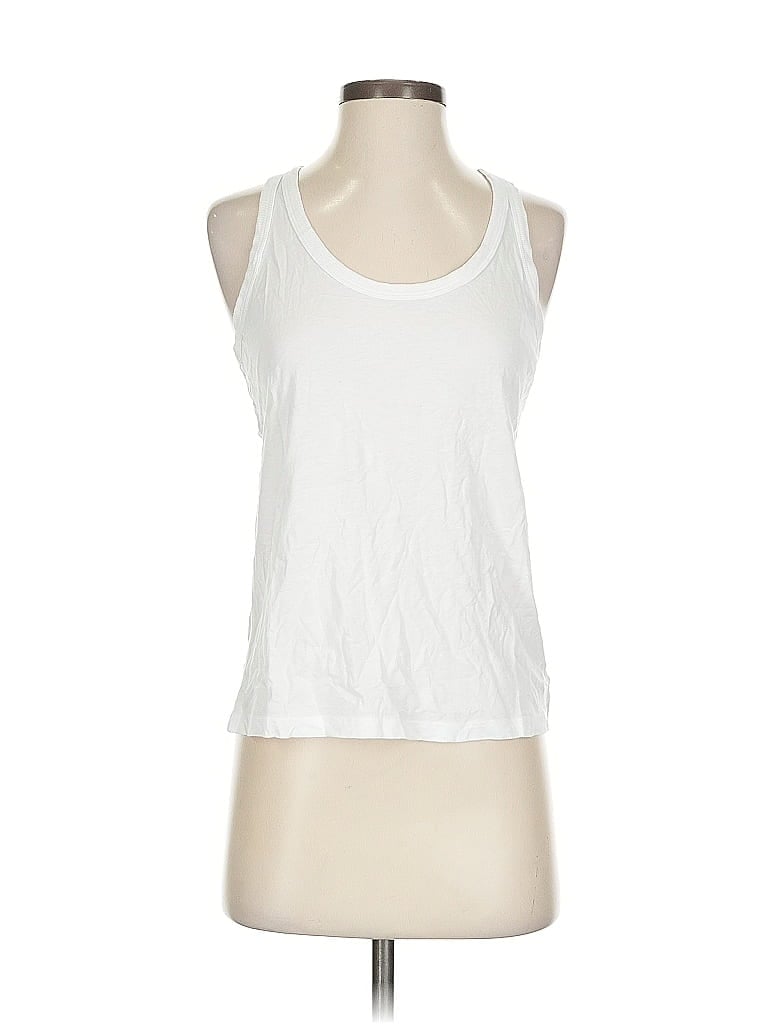 Aerie Tank Top White Halter Neckline Tops