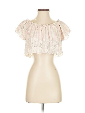 LoveShackFancy Short Sleeve Blouse (view 1)