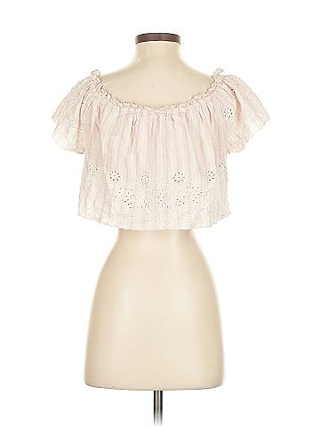 LoveShackFancy Short Sleeve Blouse (view 2)