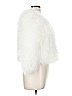 Jocelyn 100% Polyester Ivory Faux Fur Jacket Size Med - Lg - photo 3