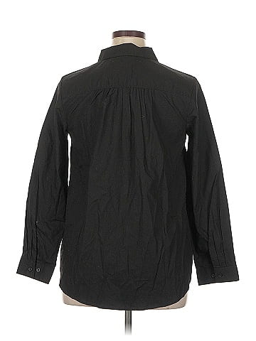 Roaman's 3/4 Sleeve Button-Down Shirt (view 2)