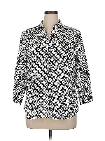 Foxcroft 3/4 Sleeve Blouse (view 1)