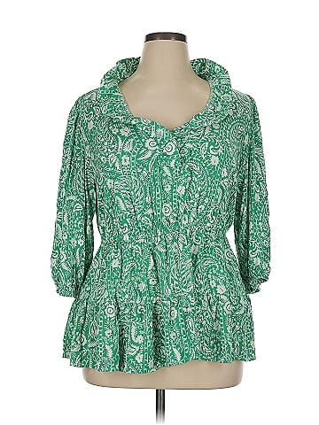 Crown & Ivy 3/4 Sleeve Blouse (view 1)