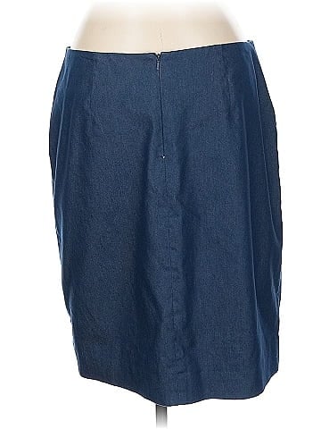 Anne Klein Denim Skirt (view 2)