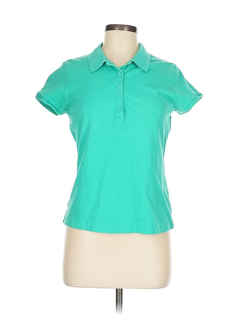 Pre-owned Calvin Klein Short Sleeve Polo Shirt In Blue