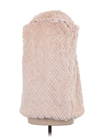 Carmen Carmen Marc Valvo Faux Fur Vest (view 2)