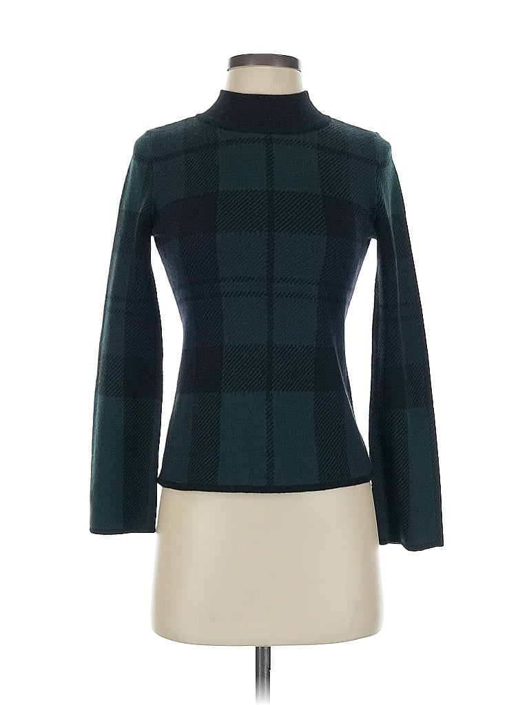 Pre-owned Ann Taylor Turtleneck Sweater In Green